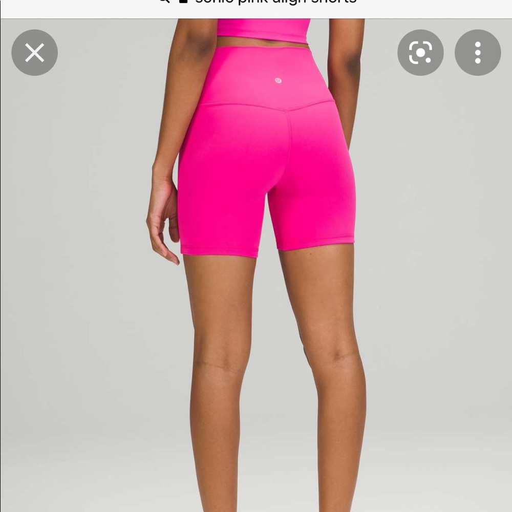 SONIC PINK Lululemon Size 10 Align Short